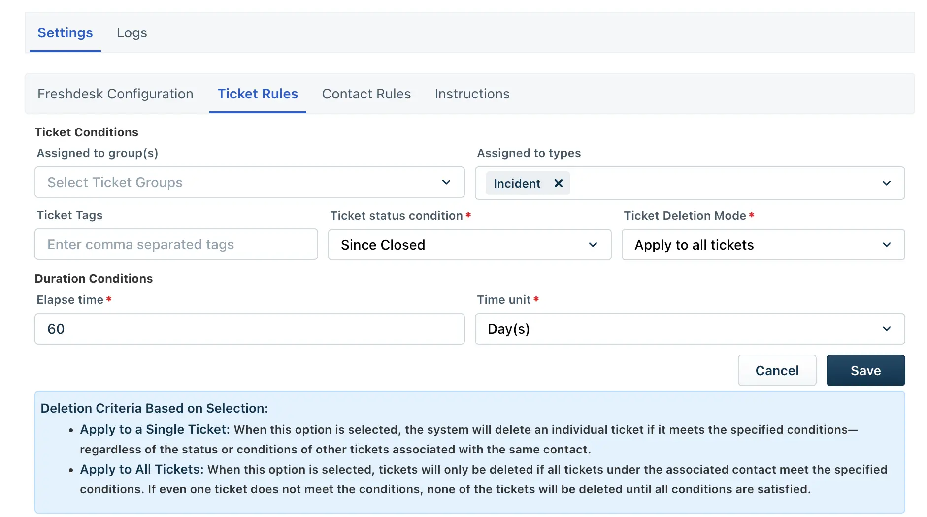 Use case 3 Tickets
