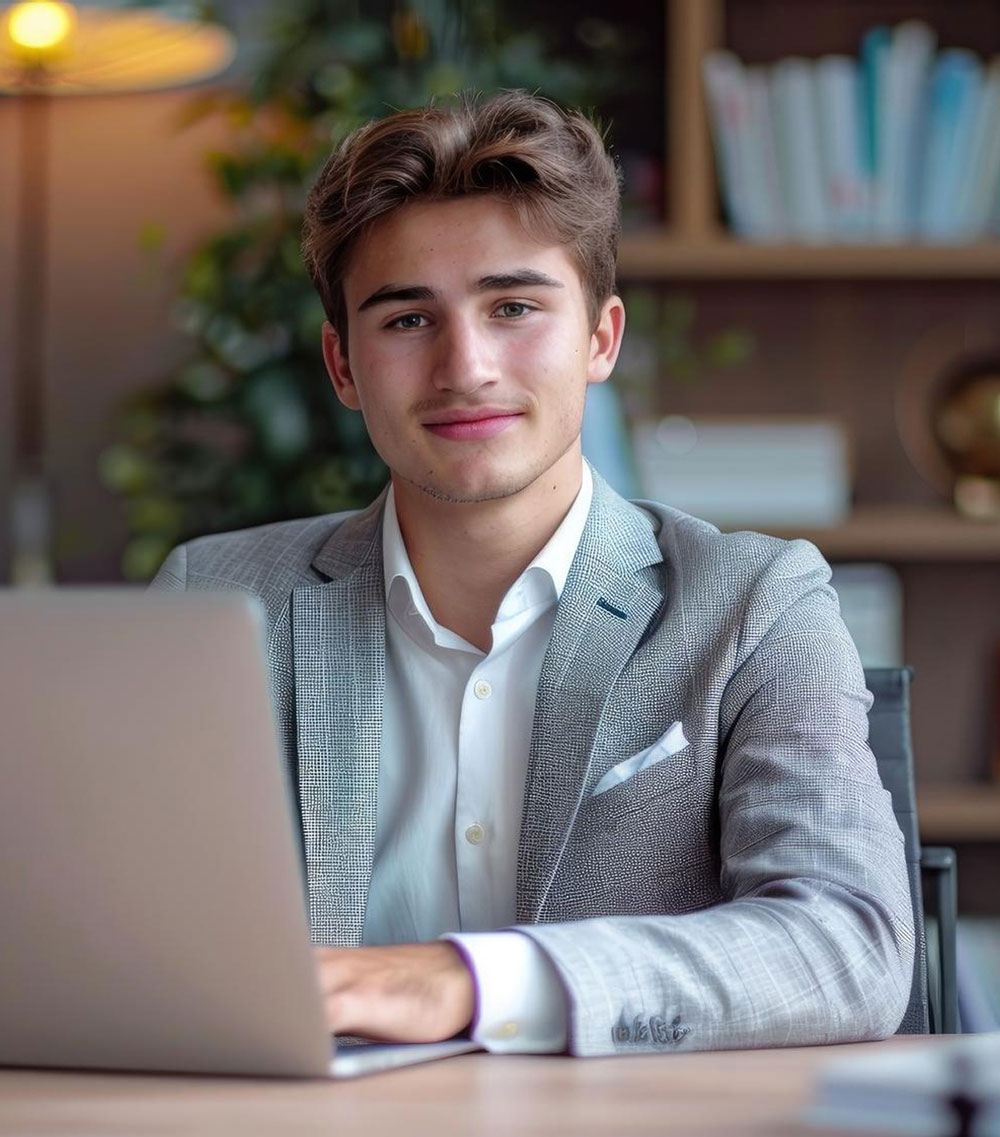 IT specialist configuring ServiceNow ITSM on a computer